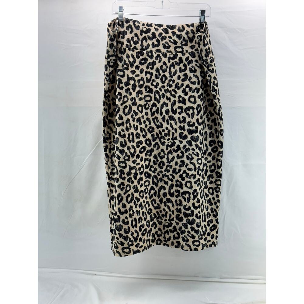 LuLaRoe Leopard Print Pencil Skirt - Black and Tan RARE!